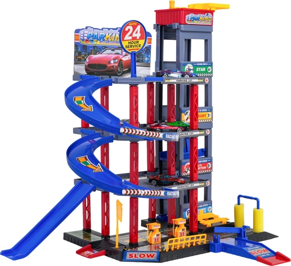 Spielmatte mit Straßen und umfangreichem Zubehör