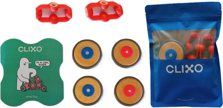 Clixo Wheels – 4 Räder und 2 Kupplungen