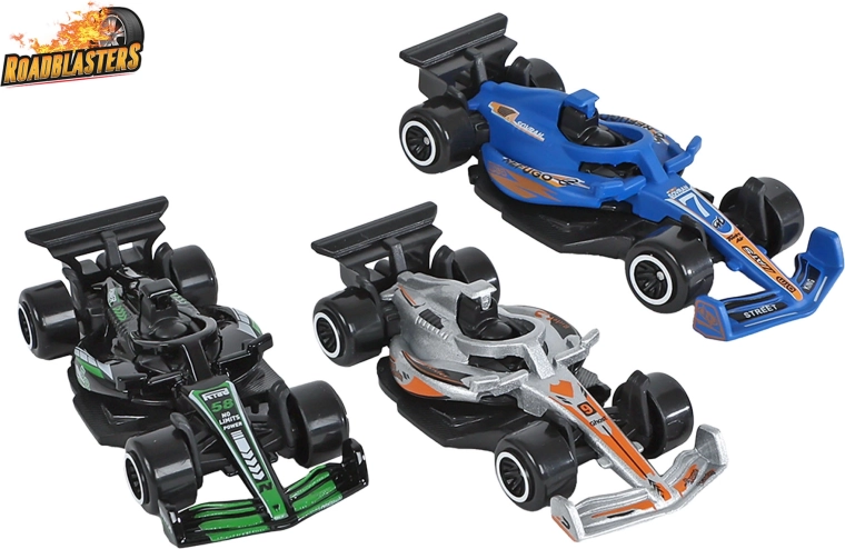 Metall-Formel Roadblasters 7,5 cm – Set 3 Stk.