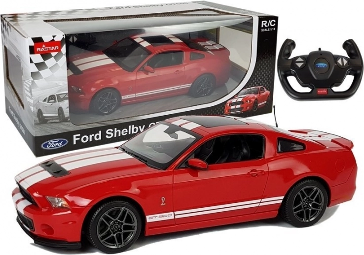 Fernsteuerungs-Rennwagen Ford Shelby GT500 1:14 rot