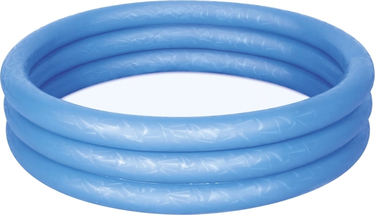 Aufblasbares Kinderplanschbecken 122 × 25 cm BESTWAY Splash 'N Smile, blau