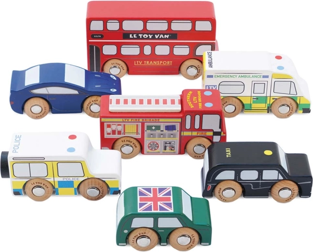 Le Toy Van Holzfahrzeug-Set London