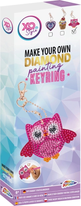 Diamant Malerei Anhänger Eule