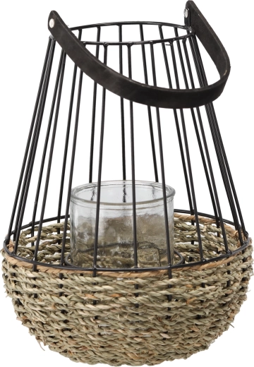 Robuste Metallkonstruktion im schwarz‑braunen Design