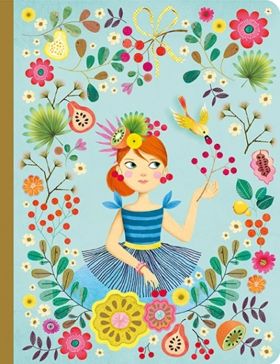 Designer-Notizbuch Rose von DJECO