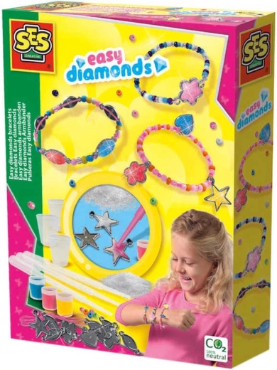 SES Creative Kreativset zur Herstellung von Diamant-Armbändern