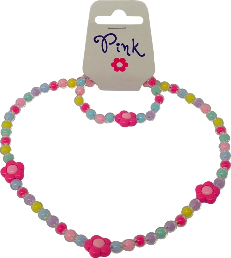 Kinder-Set Halskette und Armband Blume