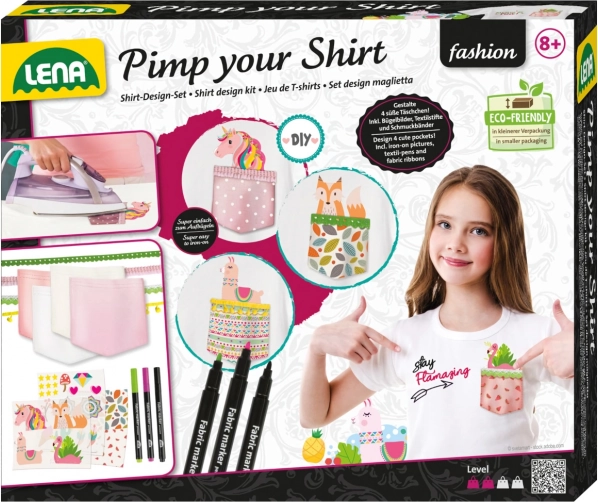 Lena Dekoriere dein T-Shirt - Kreativset für Kinder