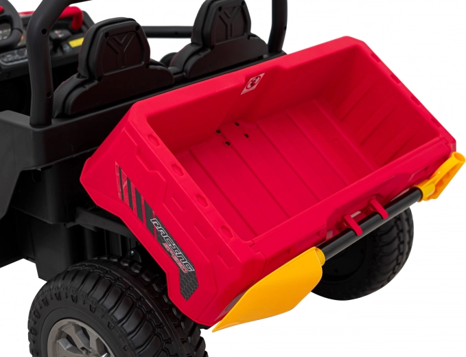 Elektrisch kippbare Ladefläche und geräumiger Kofferraum