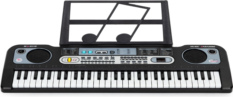 Umfangreiche Auswahl an Rhythmen, Klängen und Effekten