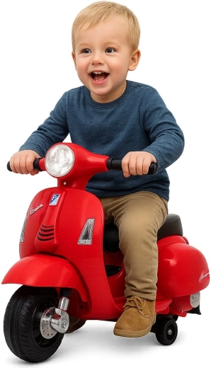 Elektrischer Kinderroller Vespa Mini, rot