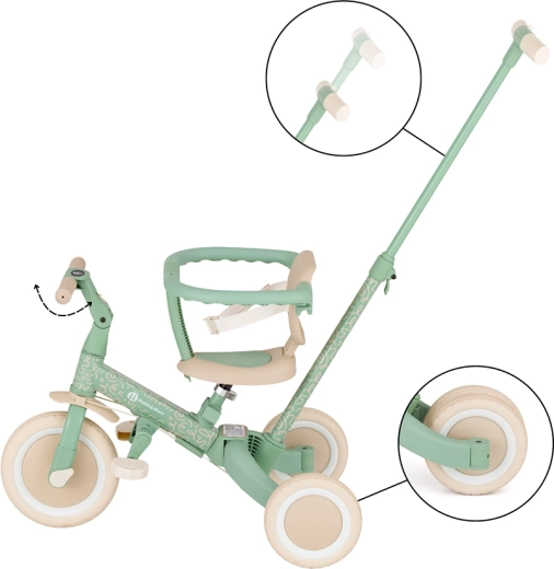 5-in-1 – Dreirad und Fahrrad, das mit dem Kind mitwächst