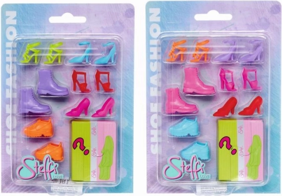 Schühchen für Steffi-Puppe – Set mit 7 Paaren