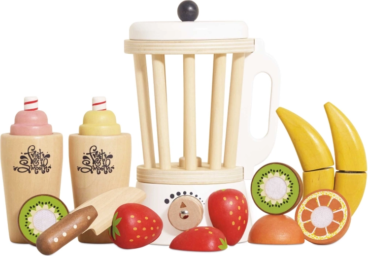 Le Toy Van Holz-Retro-Standmixer mit Obst Fruit & smooth