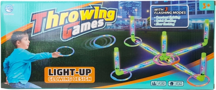 LED-Ringwurfspiel