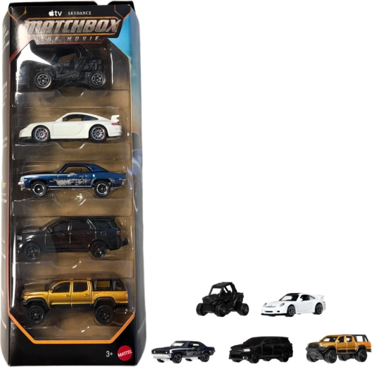 Mattel Matchbox The Movie Villain Pursuit Set mit 5 Autos