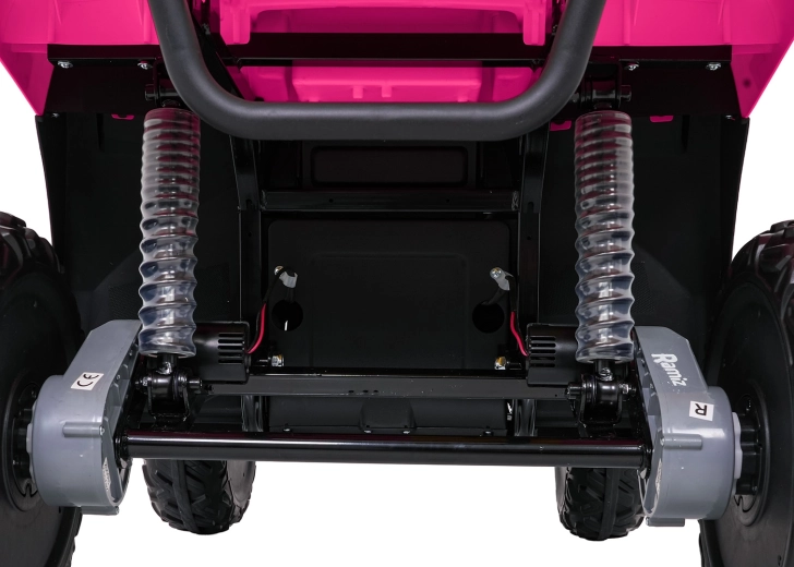 EVA-Räder 32 × 10 cm und hintere Federung