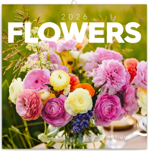 Notizkalender Blumen 2026