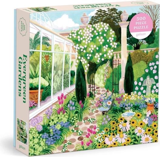 Galison Puzzle Immergrüner Garten 500 Teile