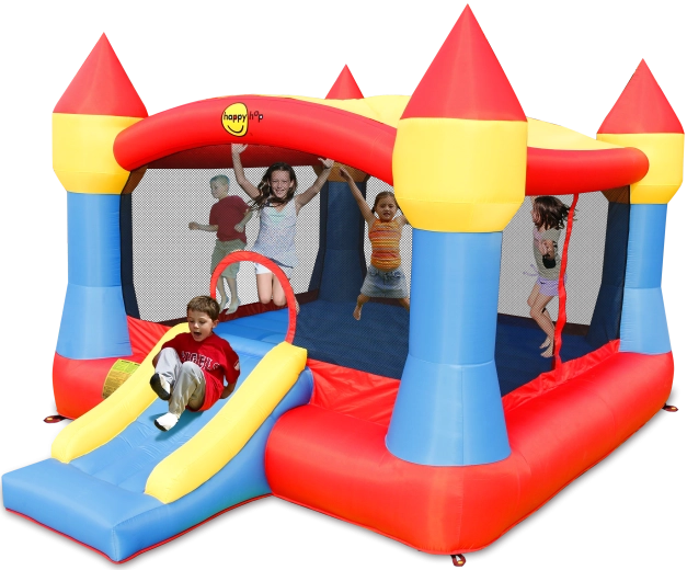 XXL Hüpfburg mit Sonnendach Happy Hop