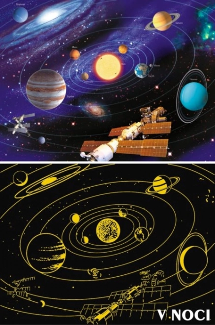 Ravensburger Leuchtpuzzle Sonnensystem 500 Teile