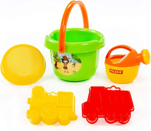 Sandspielzeug-Set mit großem Eimer