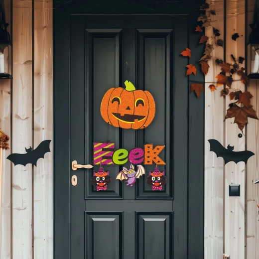 Hängende Halloween-Dekoration Kürbis 45 × 23 cm
