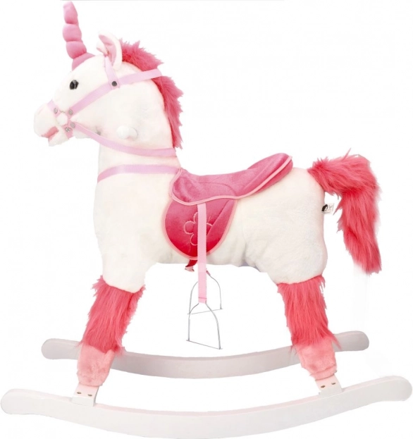 Interaktives Einhorn auf Schaukelbasis