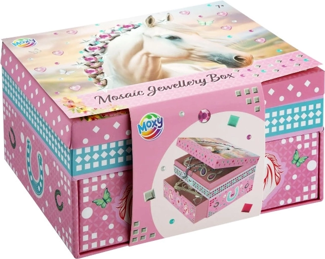 Schmuckkästchen Mosaik – Pferde