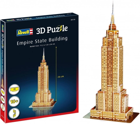 Revell 3D-Puzzle Empire State Building – Papiermodell 26 cm
