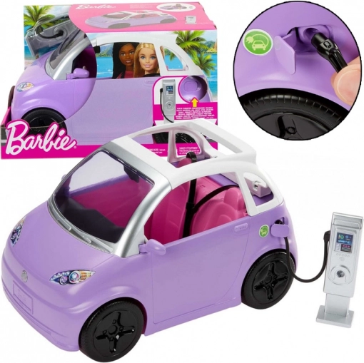 Cabrio Auto für Barbie mit elektrischer Station