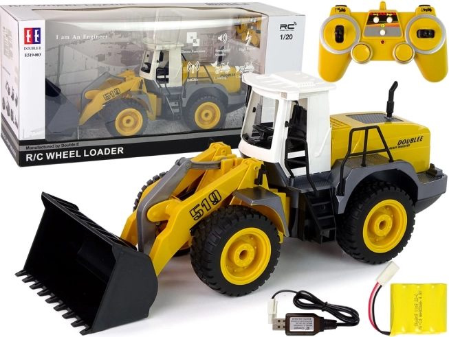 Funkferngesteuerter Lader R/C 1:20 mit Hubarm