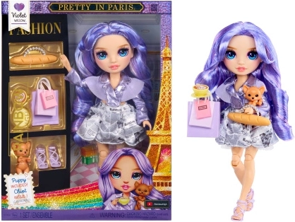 Rainbow High Modepuppe in Paris Violet