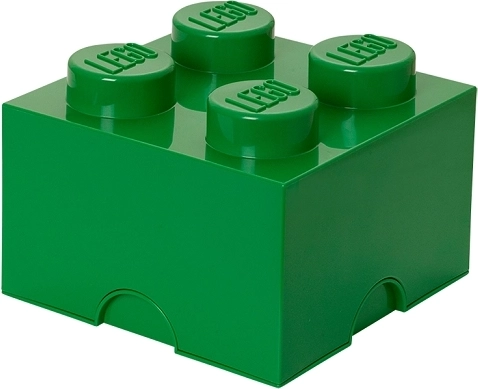 LEGO Aufbewahrungsbox 4 dunkelgrün