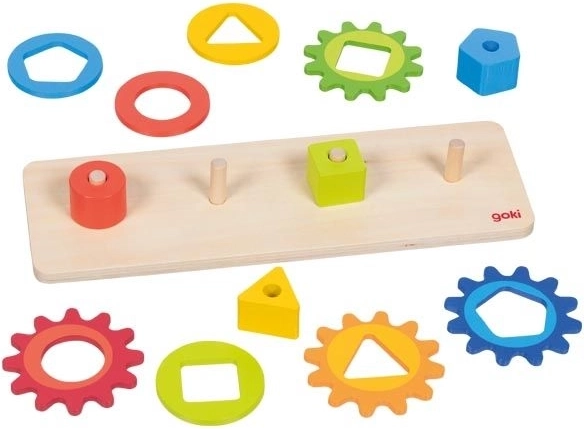 Lernen durch Spiel: Formen- und Farbsortierung