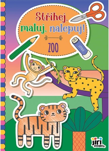 Schneiden, malen, kleben! Zoo
