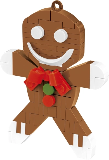 Lebkuchen als Christbaumschmuck aus Bausteinen