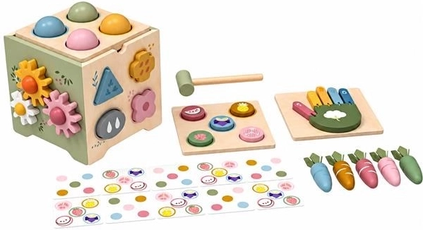 Montessori-Aktivitätszentrum aus Holz von Baby Mix