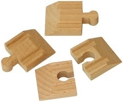 Bahnrampe 4 cm, 4 Stück