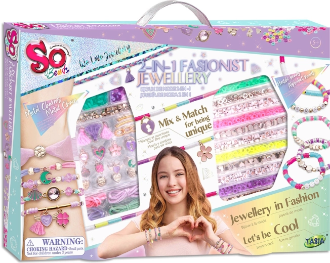 TASIA Schmuckset 2-in-1 zur Herstellung von Ketten und Anhängern