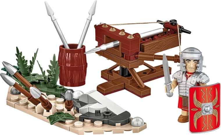 Funktionale römische Balliste mit Schussfunktion