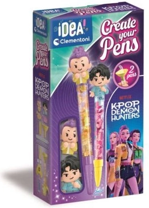 Clementoni Idea Art Mini-Stiftfabrik KPOP Demon Hunters Rumi und Jinu