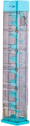 Transparenter Turm und Spirale für eine effektvolle Kugelfahrt