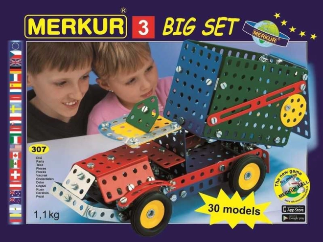 Bausatz Merkur 3 - 30 Modelle, 273 Teile