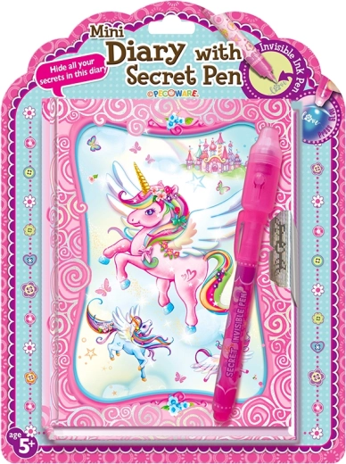 Pegasus-Tagebuch mit geheimem UV-Stift und Schloss