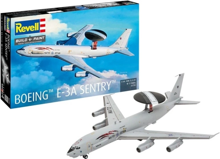 Plastikmodellflugzeug Boeing E-3A Sentry 1:144