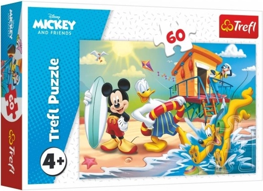 Puzzle mit 60 Teilen – MICKEY MOUSE: Ein spannender Tag für Micky und seine Freunde
