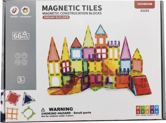 Magnetisches Baukasten-Set für kleine Konstrukteure