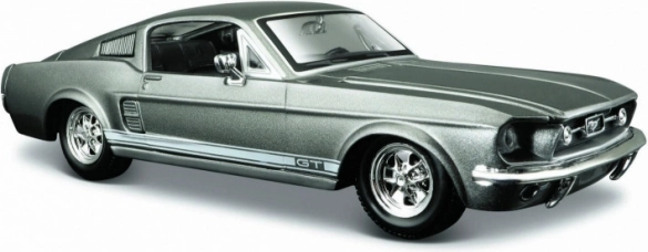 Modell Ford Mustang GT 1967 1:24 grau
