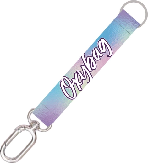 Kurzer Schlüsselanhänger mit Karabiner Holographic